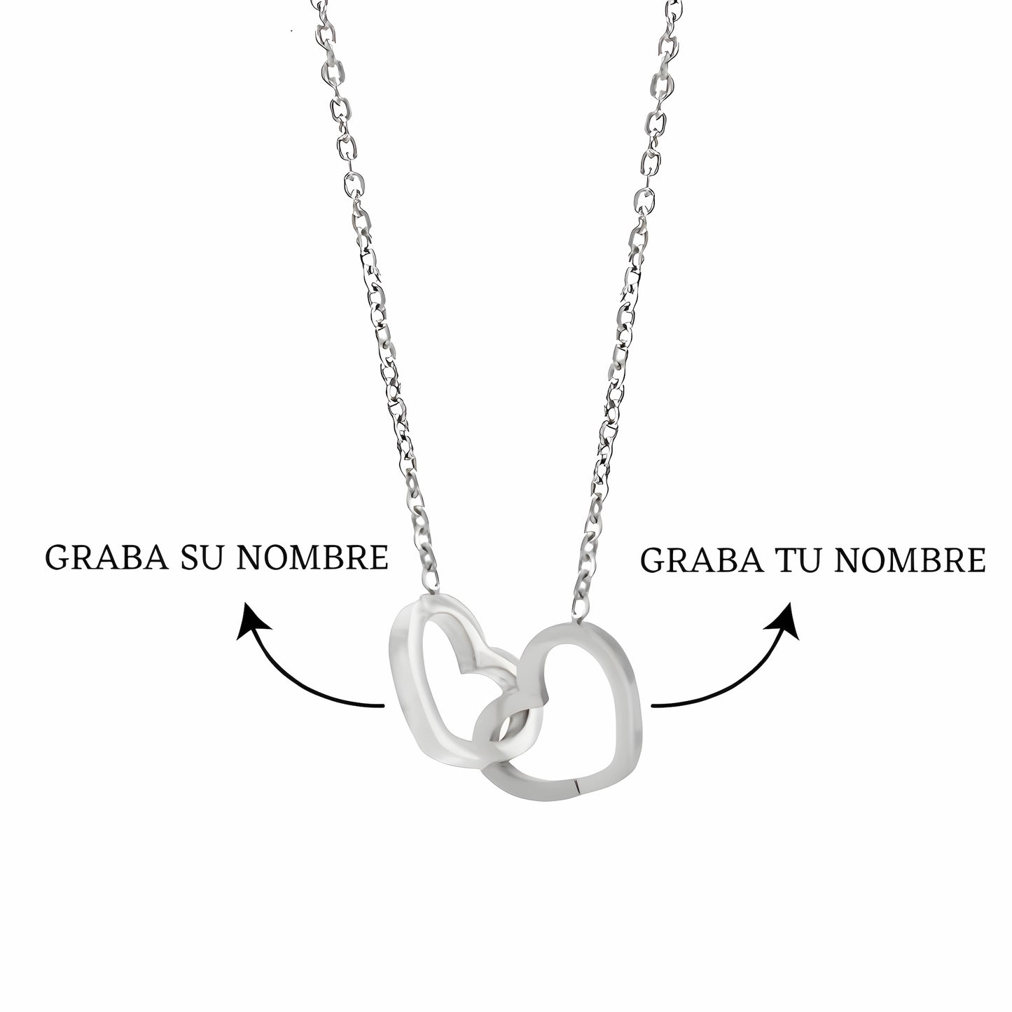 Caja de Rosa Eterna | Rosa Real y Collar Personalizado en Oro 18k